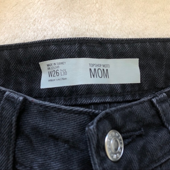 Topshop Embroidered Black Jeans - Picture 5 of 8